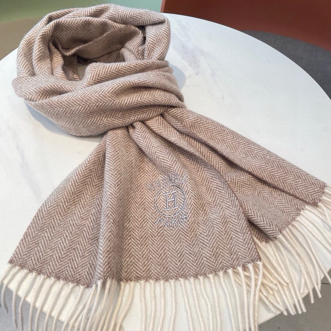 Scarf 180 CM Light Grey Cashmere 405125