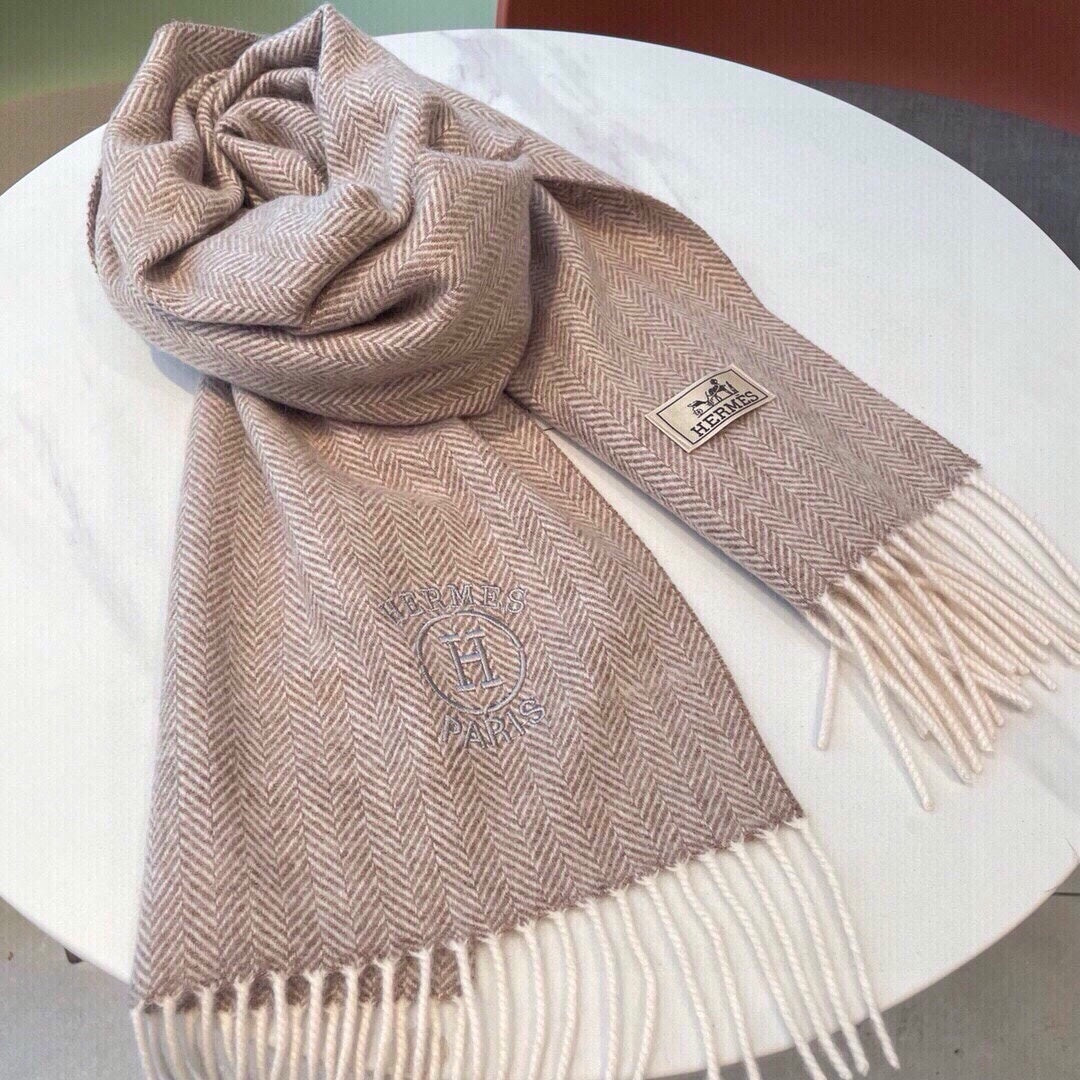 Scarf 180 CM Light Grey Cashmere 405125