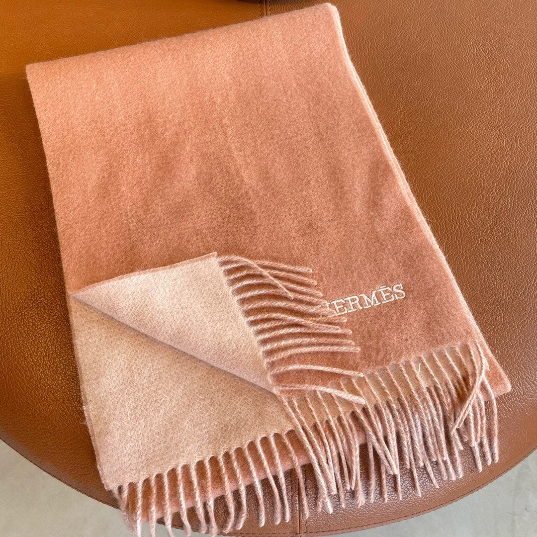 Scarf 180 CM In Pink Mix Light Pink Cashmere