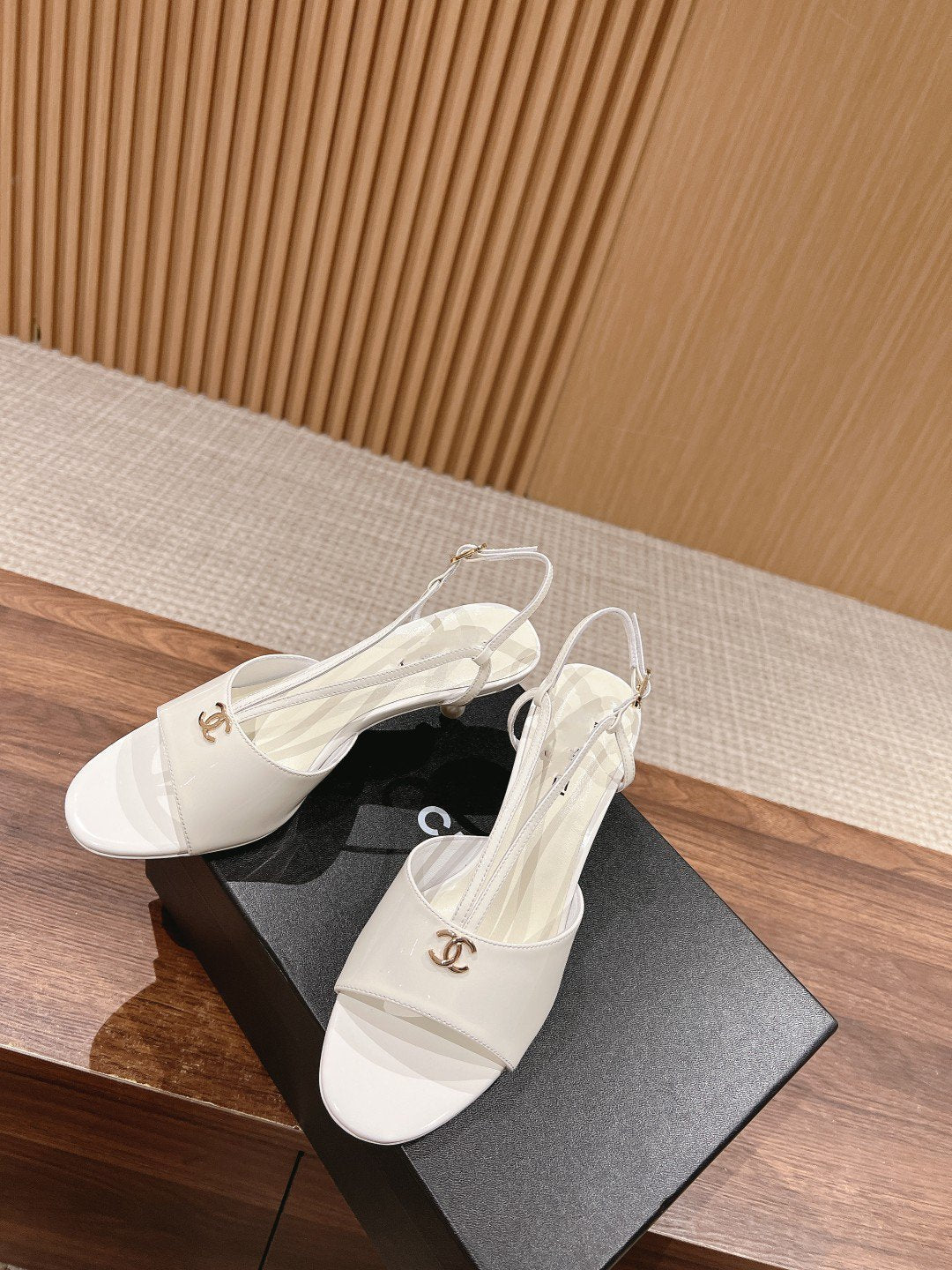 high heel 70 sandals white patent calfskin