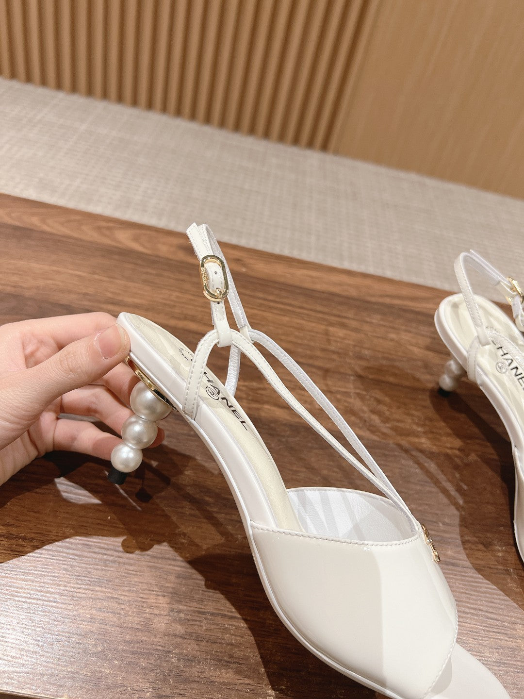 high heel 70 sandals white patent calfskin