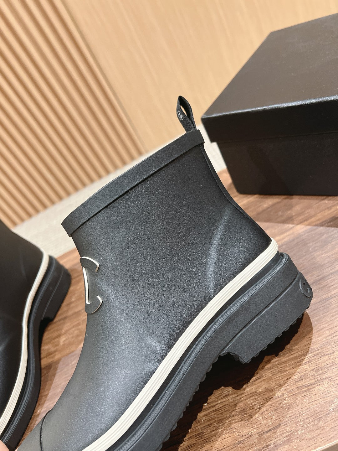 CC RAIN BOOTS BLACK TPU