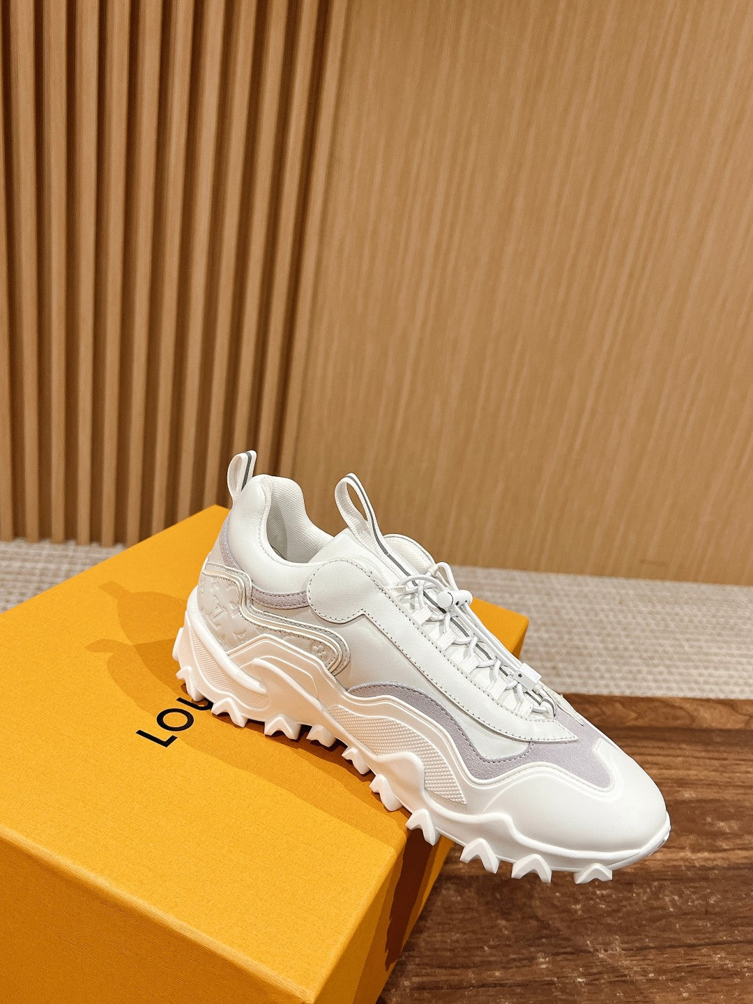 LV Rush Sneaker Black Mix Grey Cowhide