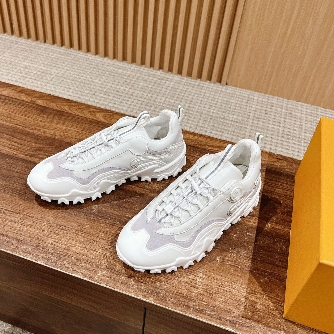 LV Rush Sneaker Black Mix Grey Cowhide