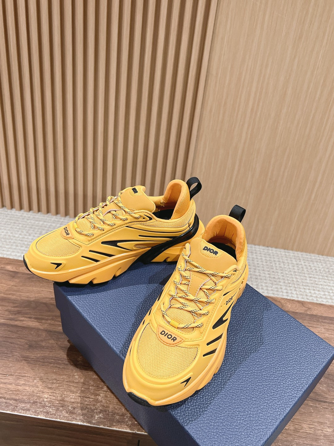CD B44 Blade Sneaker 30mm Yellow Orange Mesh Fabric 101008