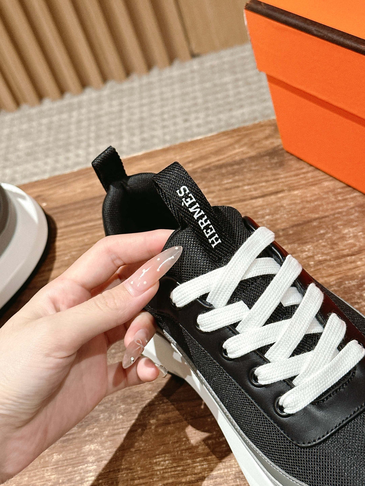 HM Gramme Sneaker Black Mesh 317600