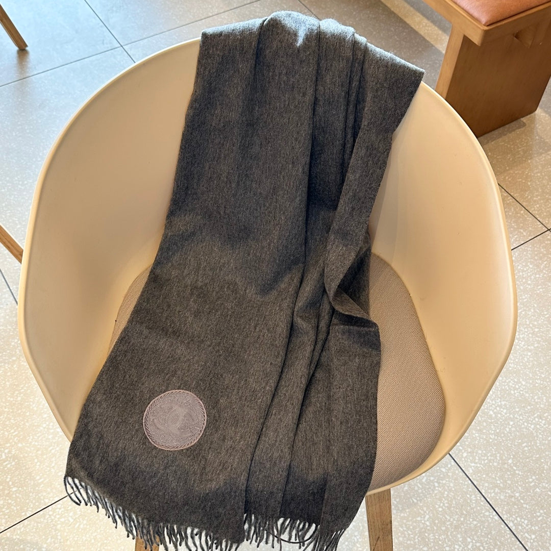 CC Scarf 200 CM In Grey Cashmere 413650