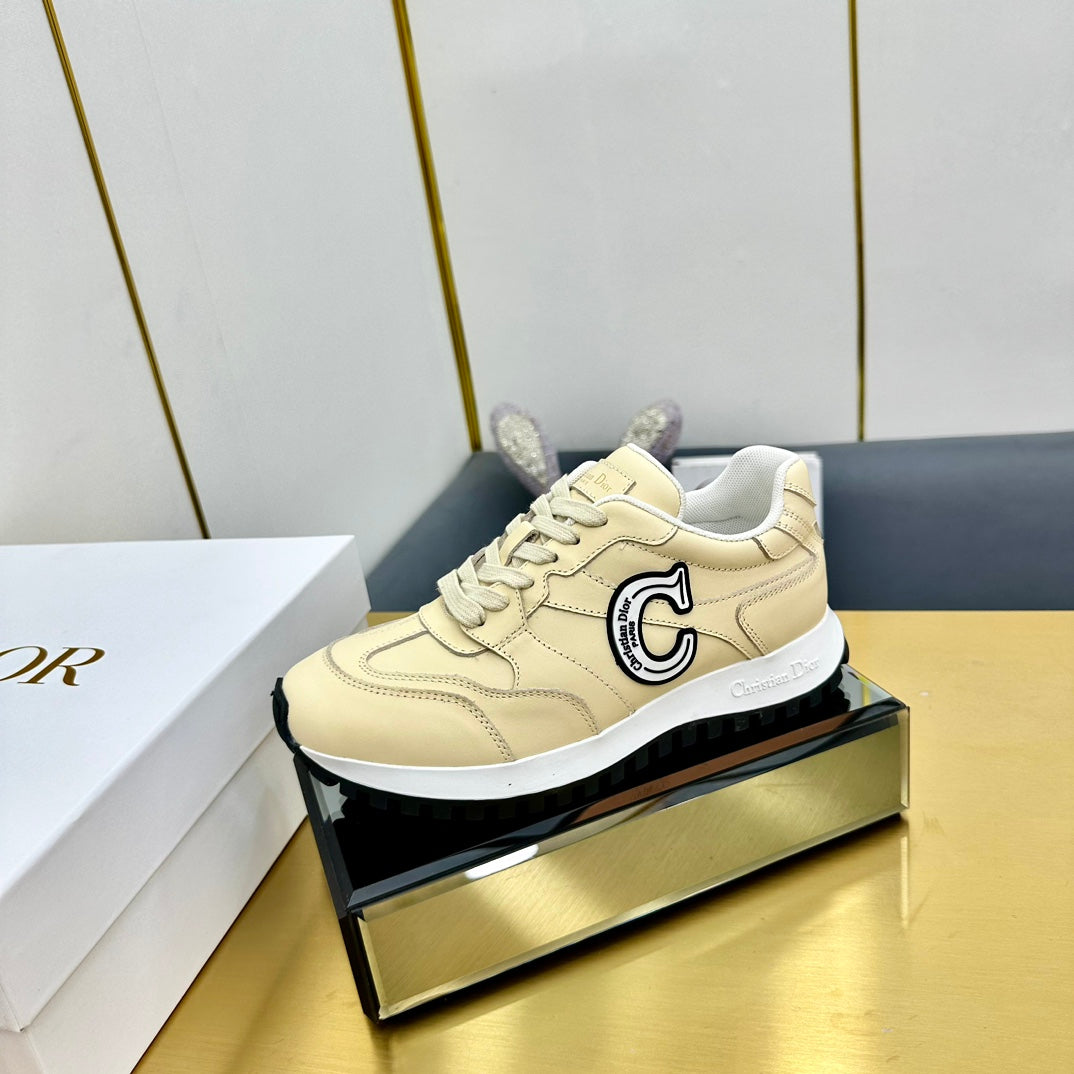 CD C'est Dior Sneaker Light Yellow Cowhide 111738