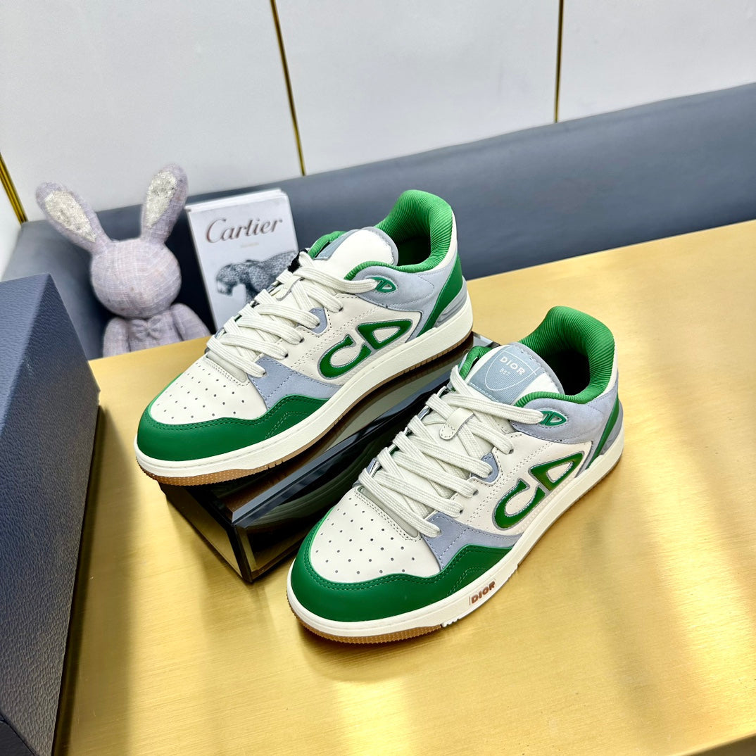 CD B57 Low-Top Sneaker In Green Calfskin 993832