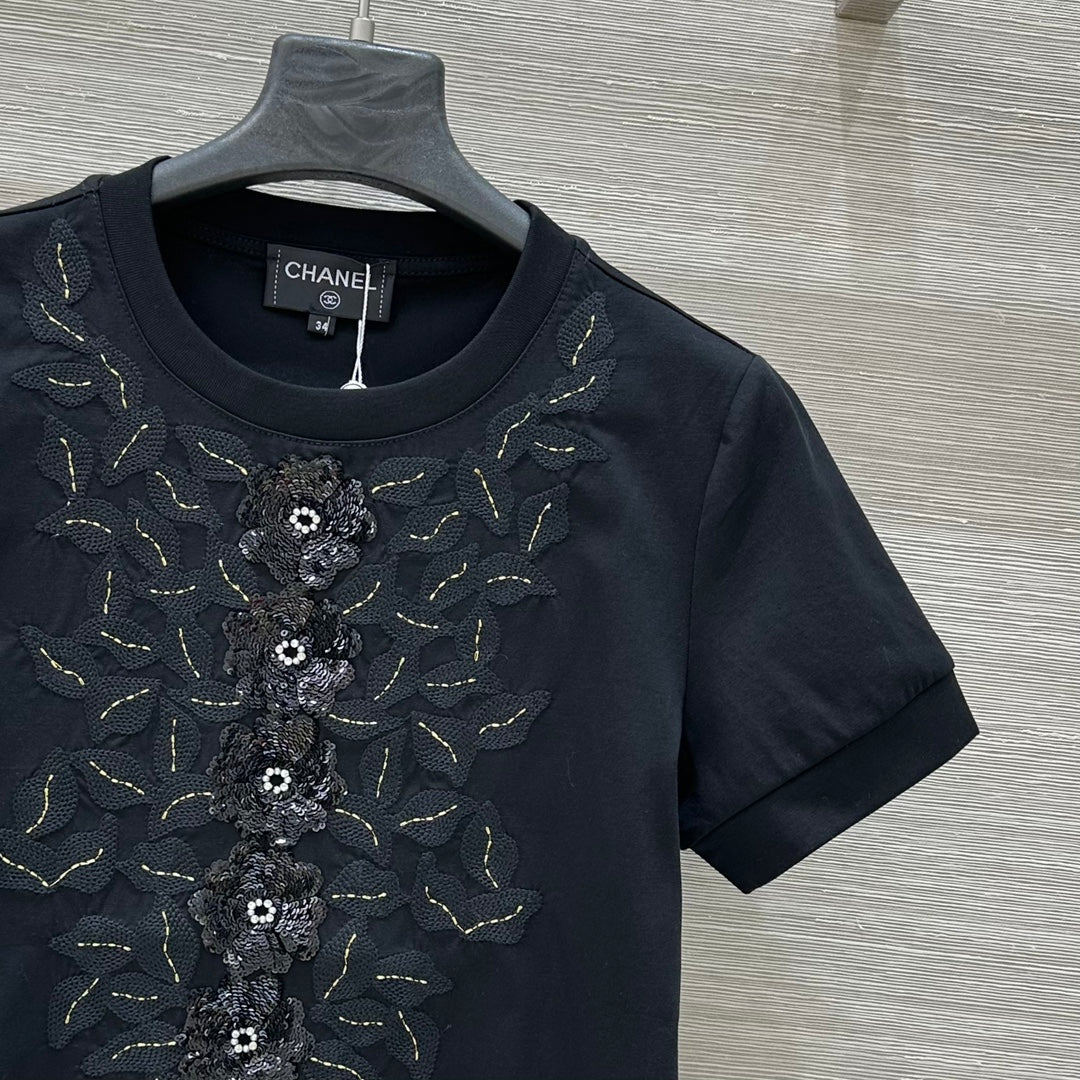 CC 25 T-shirt Black Cotton