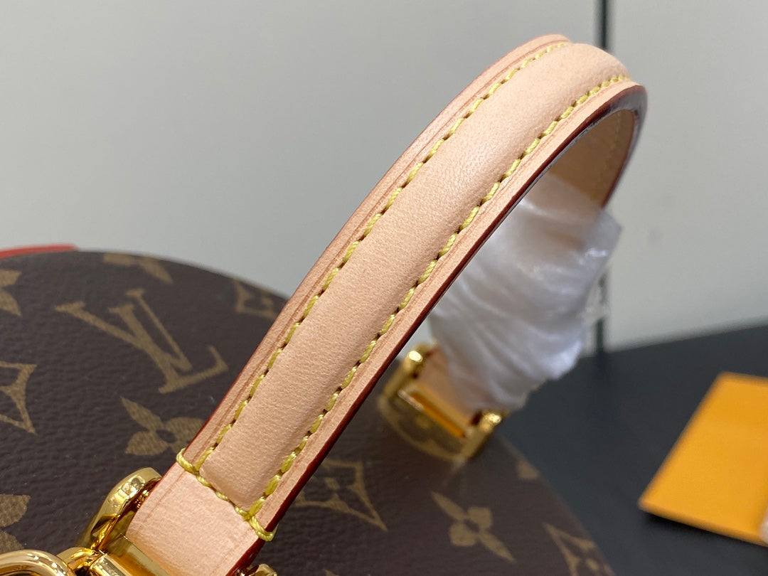 lv scott bag 13cm brown monogram canvas