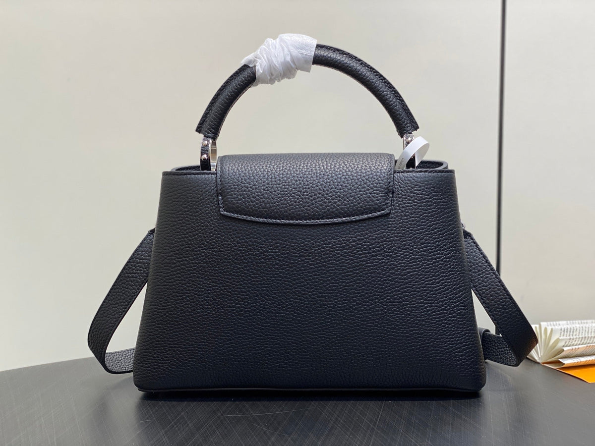 LV Capucines Black Taullon Cowhide 331017