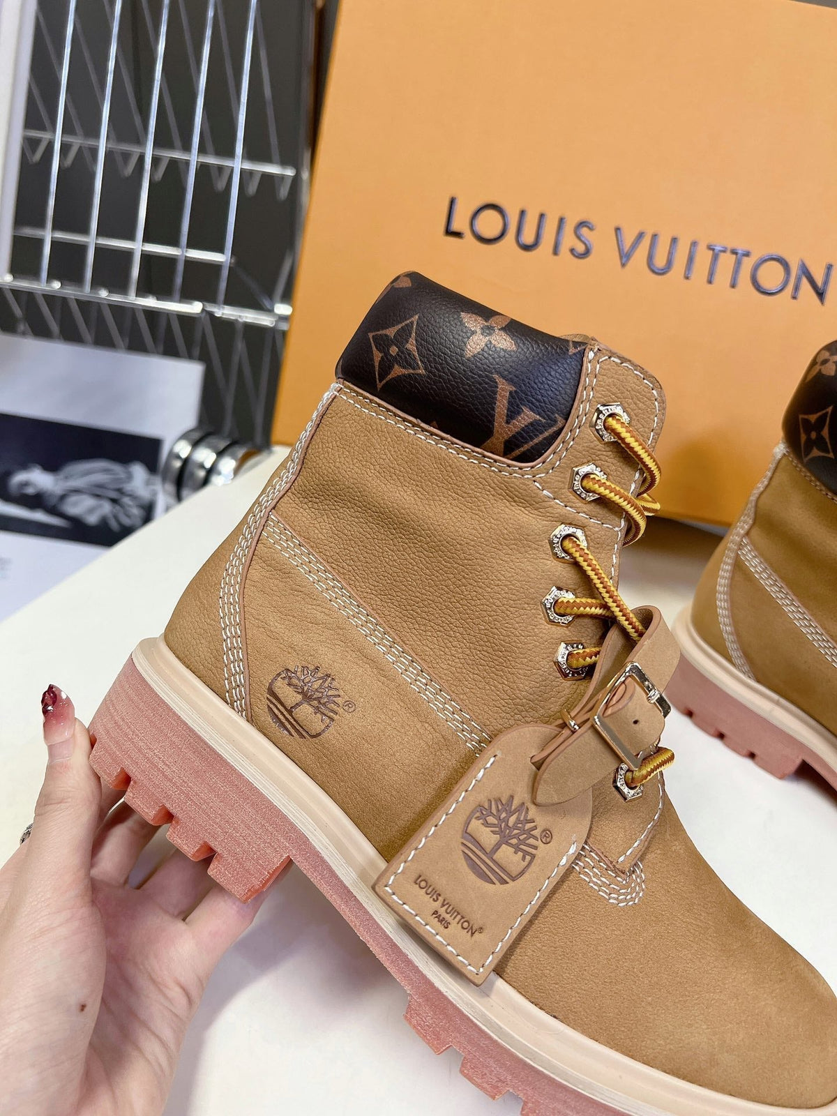 LV x Timberland Ankle Boot Brown Cowhide