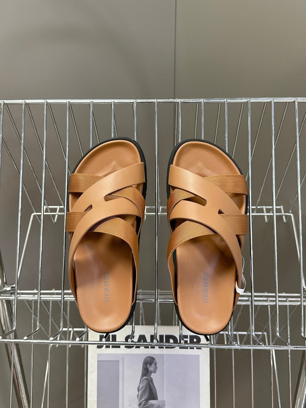 HM Kazimir Sandal Sheepskin and Fabric 252672