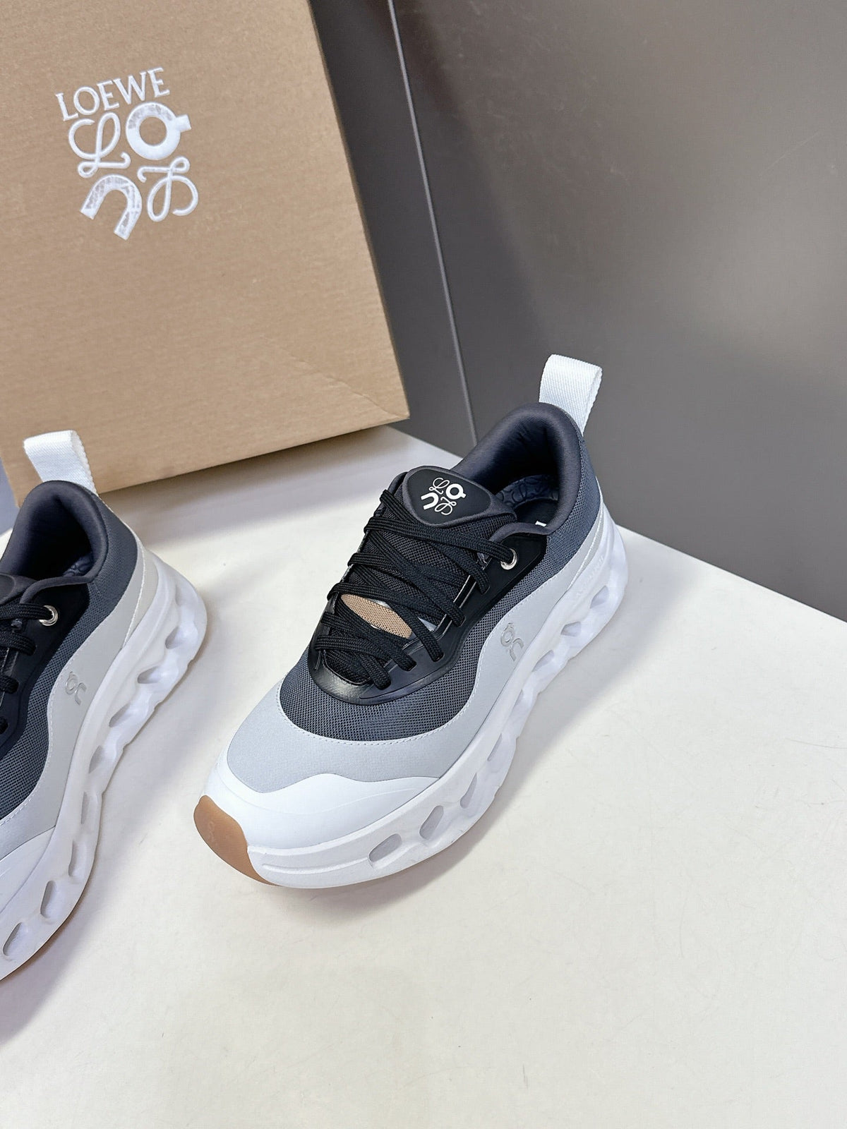 Loewe x On Cioudtilt Black Grey Sneaker Mesh Rubber
