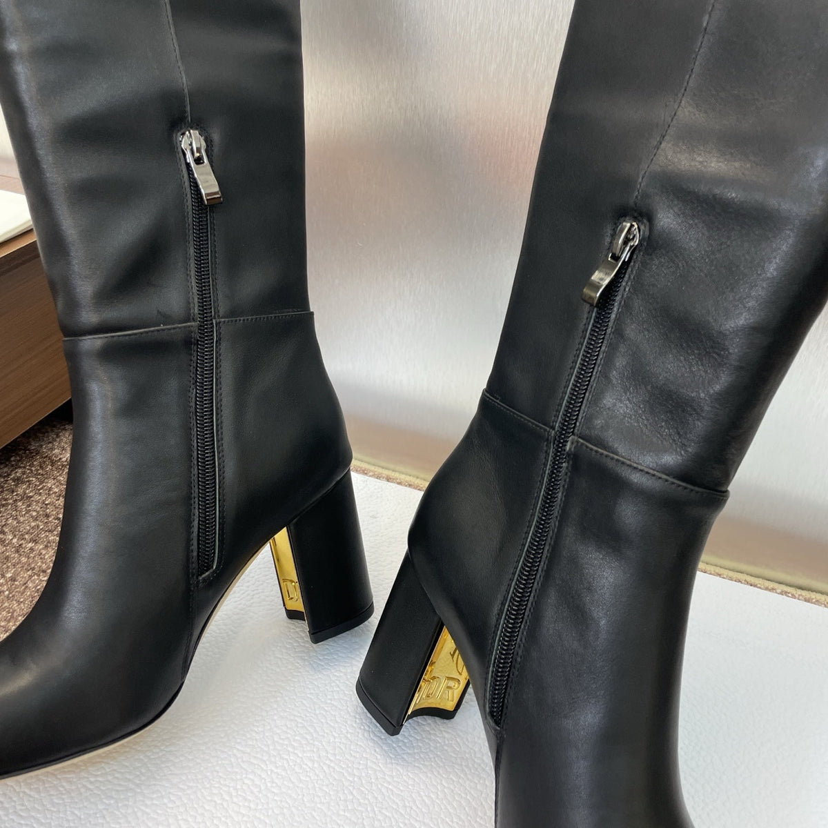 Dior 2025  D-Art Boot Black Calfskin 508533