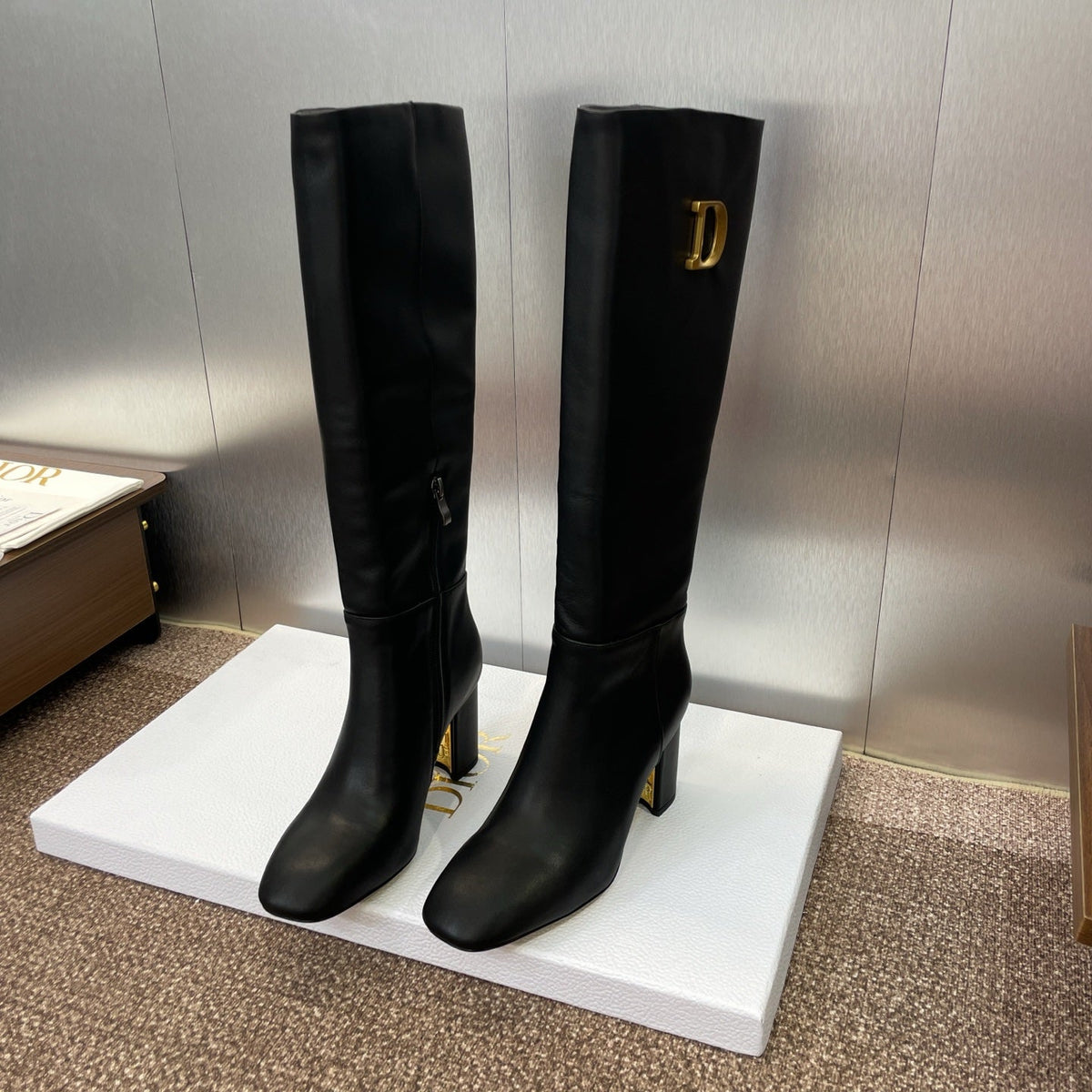 Dior 2025  D-Art Boot Black Calfskin 508533