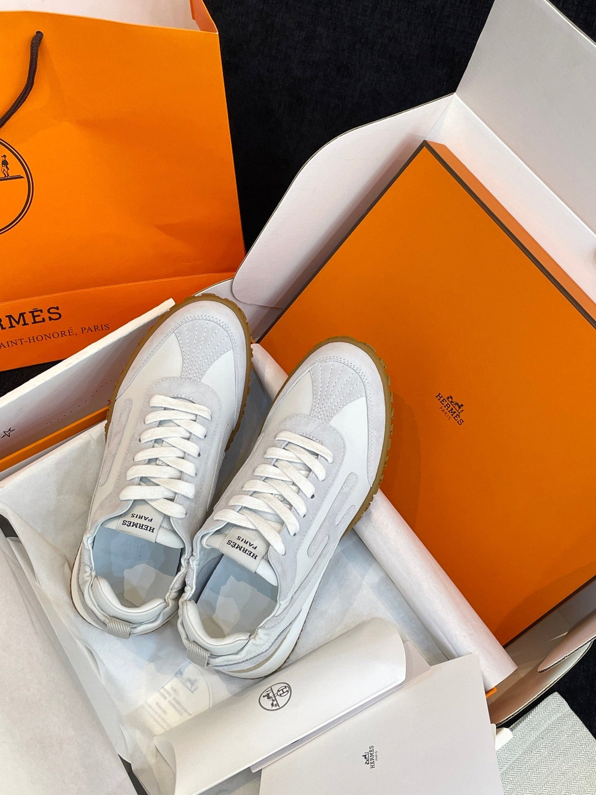 HM Jet Sneaker Beige Grey mix White Suede 212742