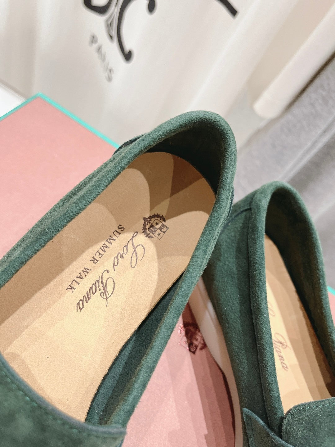 LP SUMMER CHARMS WALK LOAFERS HUNTER GREEN SUEDE