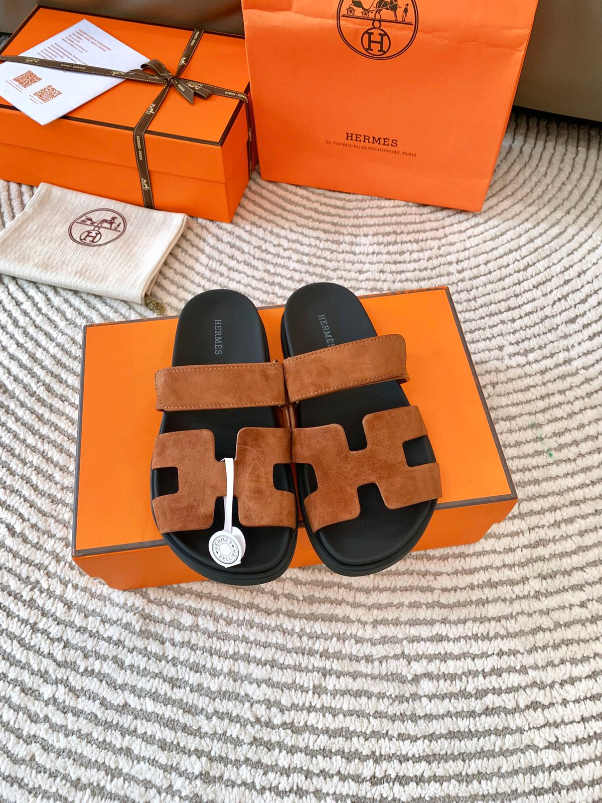 HM Chypre Sandal Brown Suede  963544