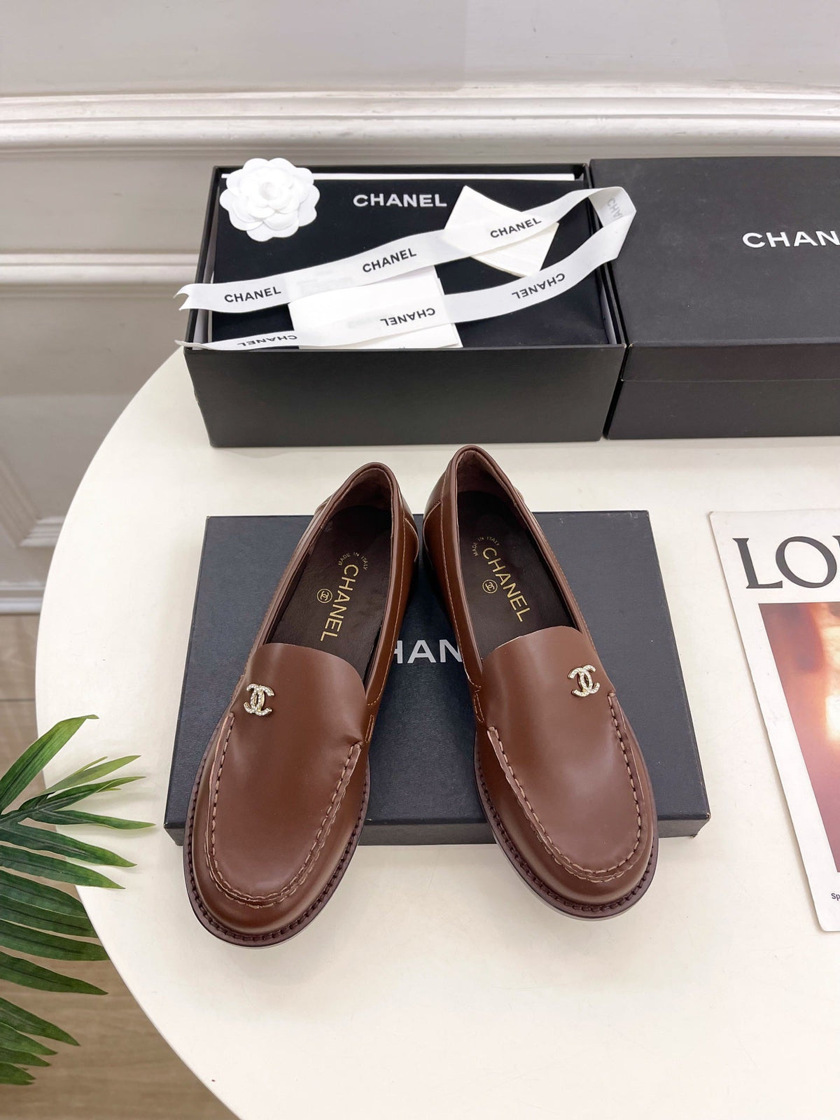 CC 25S Loafer Chocolate Calfskin