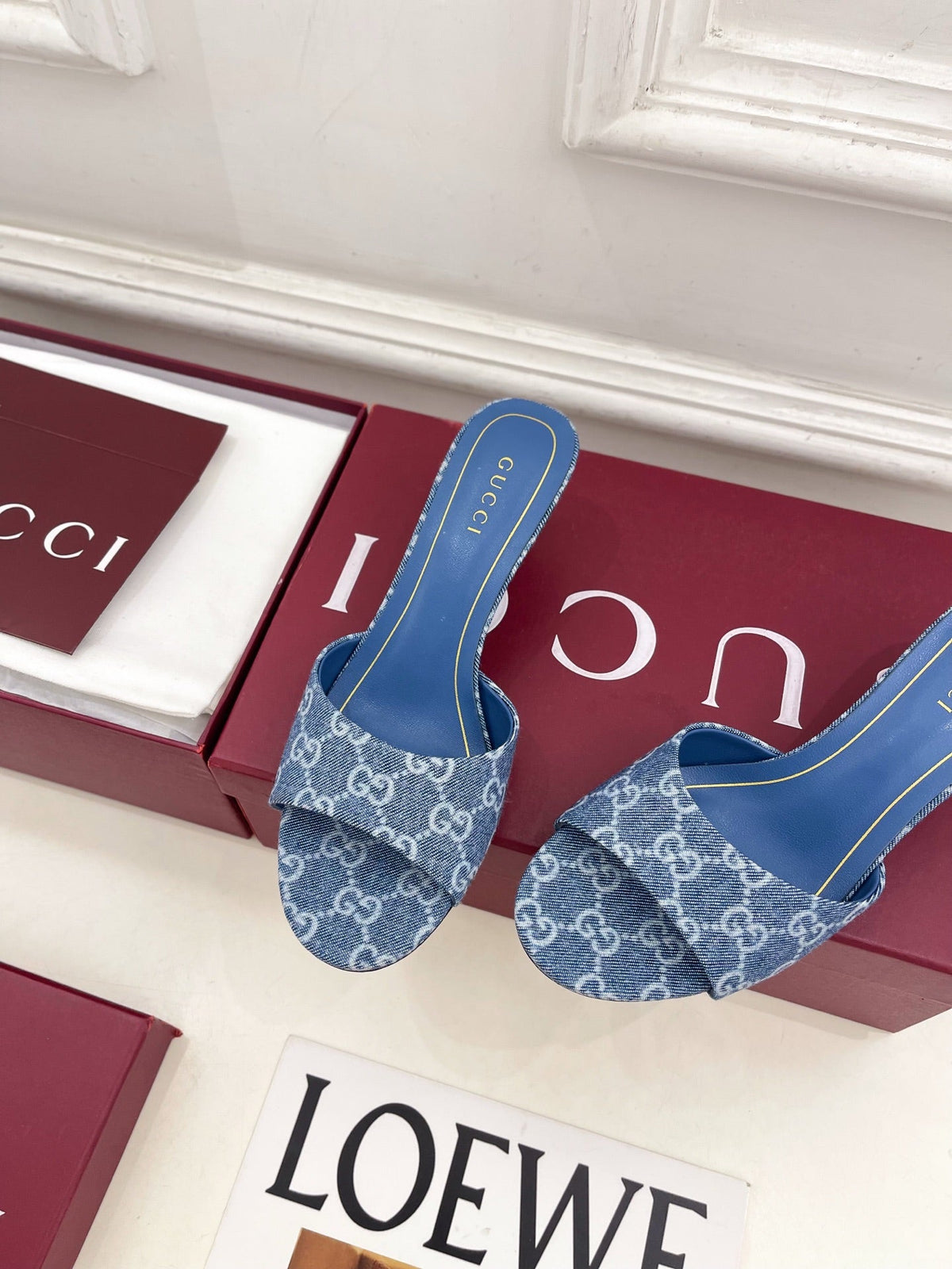 Gucci 2026 Horsebit Monogram Sandals Canvas 946620
