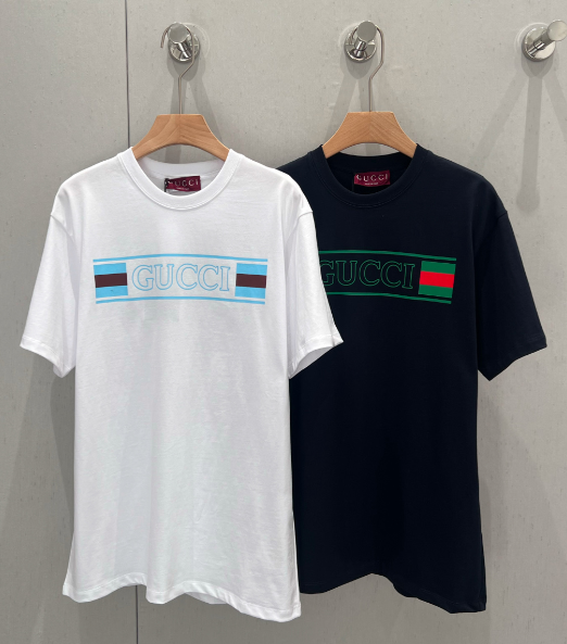 Gucci 25 Print Short Sleeve T-shirt Cotton