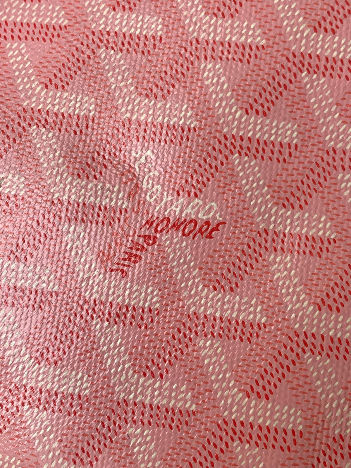 GOYA SECOND-HAND TOAST BAG 21CM PINK CANVAS
