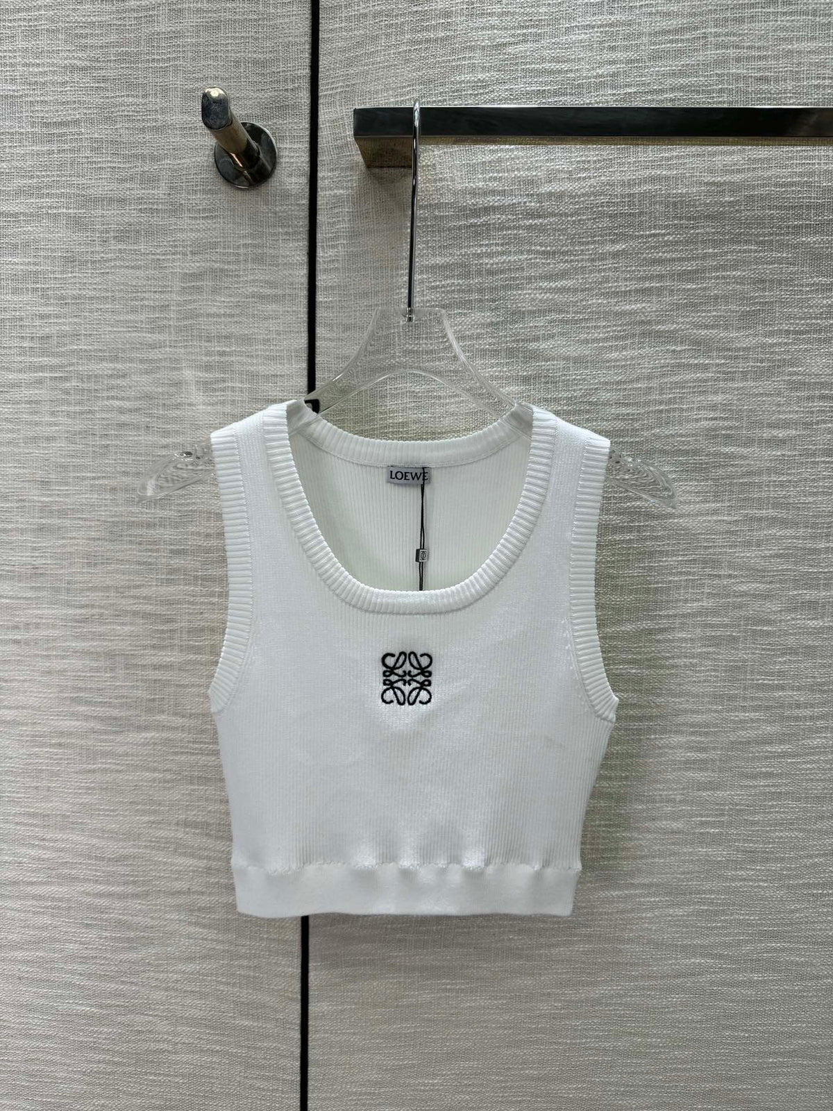 Loew Cropped Anagram Tank Top