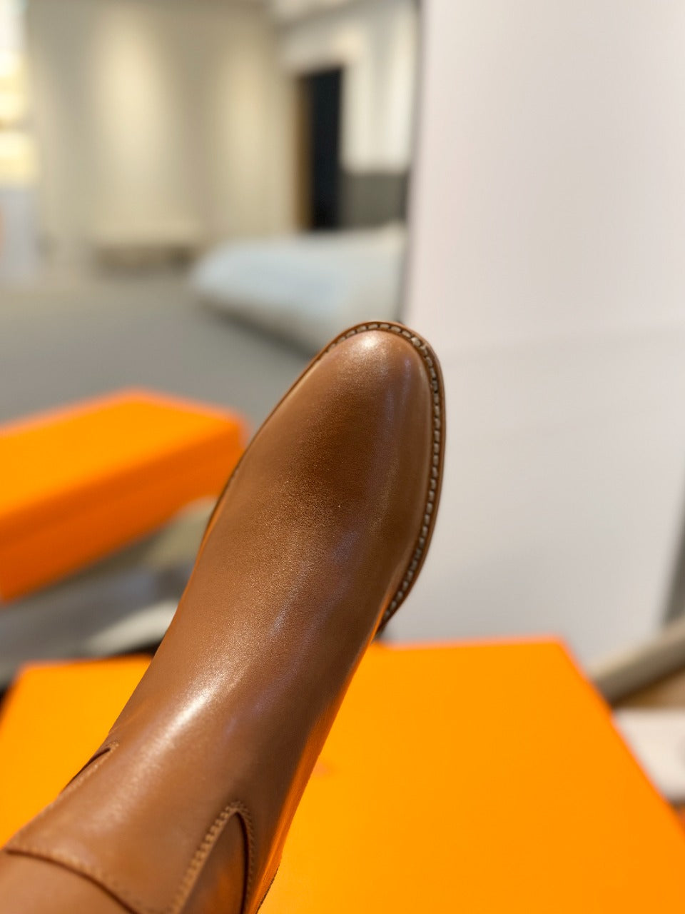 HM Stivali Jumping 20mm Brown Cowhide  961664