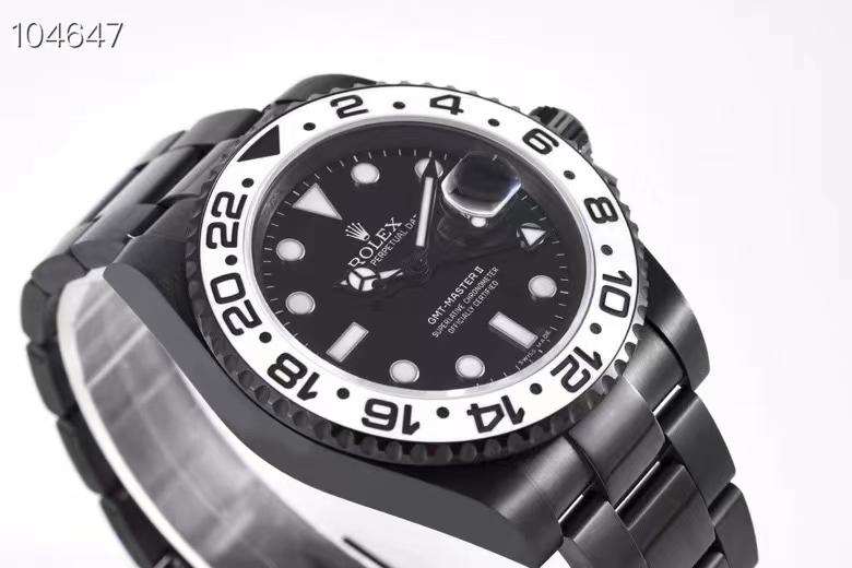 GMT-MASTER II BLACK WHITE BEZEL