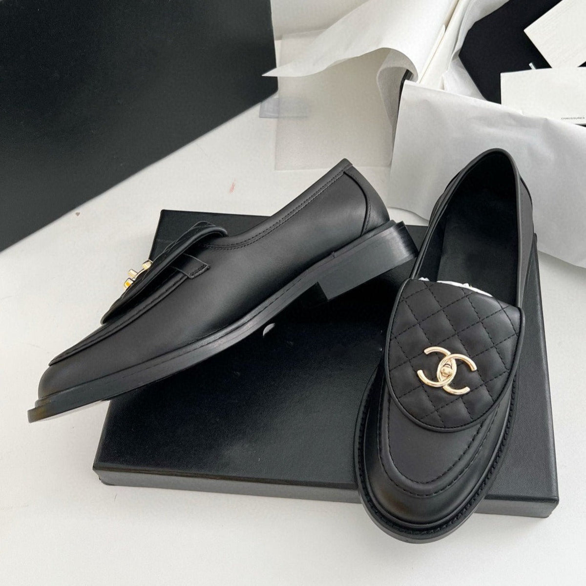 chanel loafer & espadrilles
